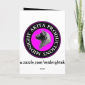 スカルハロウィンカード カード (裏面)