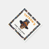 スカルハロウィンキッズコスチュームパーティー – かわいい&不気味かわいい スタンダードカクテルナプキン (角)