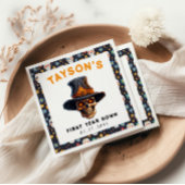 スカルハロウィンキッズコスチュームパーティー – かわいい&不気味かわいい スタンダードカクテルナプキン