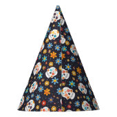 スカルハロウィンキッズコスチュームパーティー – かわいい&不気味かわいい パーティーハット (裏面)