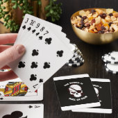 スカルハロウィーンダークブラックホラー トランプ (インサイチュ)