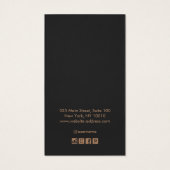 スカルハロウィーンテーマイヤリングディスプレイカード (裏面)