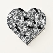 スカルハロウィーン装飾カラベラス ノートブック (裏面)