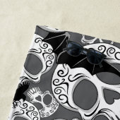 スカルハロウィーン装飾カラベラス ビーチタオル (インサイチュ)