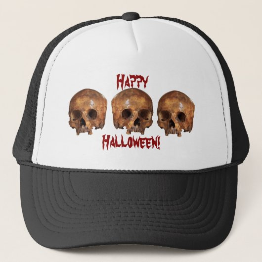 スカルハロウィーン キャップ (正面)