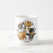 スカルハロウィーン コーヒーマグカップ (中央)