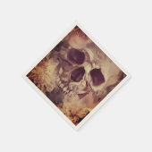 スカルハロウィーン スタンダードカクテルナプキン (角)