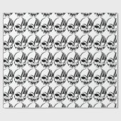 スカルハロウィーン ラッピングペーパー (フラット)