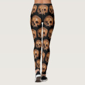 スカルハロウィーン レギンス (裏面)