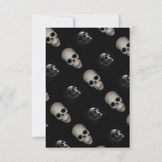 スカルハローウィンパーティ招待状 招待状 (裏面)