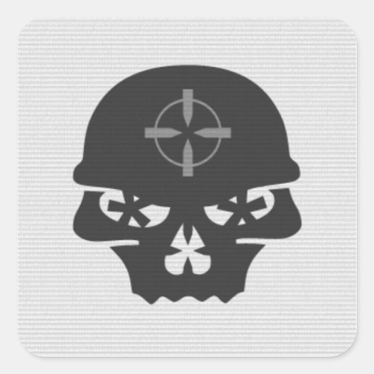 スカルハンター – ステッカー (正面)