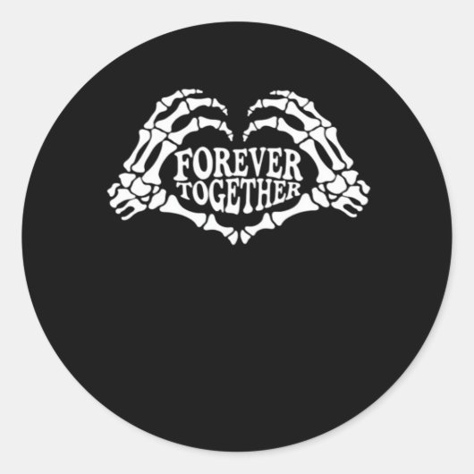 スカルハートトゥゲザー クラシック ラウンドシール (正面)