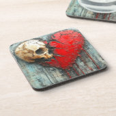スカルハート コースター (左側)