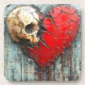 スカルハート コースター (正面)