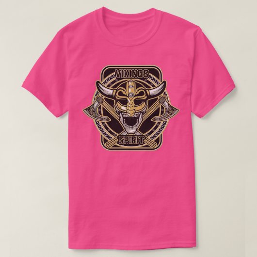 スカルバイキング精神 Tシャツ (デザイン正面)