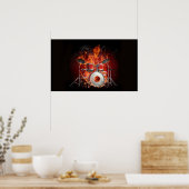 スカルバッテリ高精細 ポスター (キッチン)