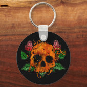 スカルバラキーチェーン キーホルダー (正面)
