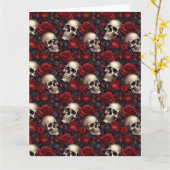 スカルバラシリーズデザイン10 カード (黄色い花)