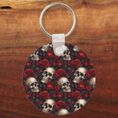 スカルバラシリーズデザイン10 キーホルダー (正面)