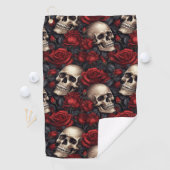 スカルバラシリーズデザイン10 ゴルフタオル (インサイチュ)