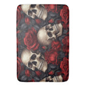 スカルバラシリーズデザイン10 バスマット (正面縦)