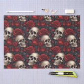 スカルバラシリーズデザイン10 薄葉紙 (クラフト)