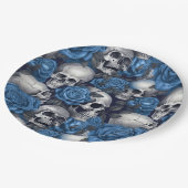 スカルバラシリーズデザイン12 ペーパープレート (アングル)