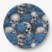 スカルバラシリーズデザイン12 ペーパープレート (正面)