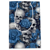 スカルバラシリーズデザイン12 ミディアムペーパーバッグ (正面)