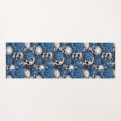 スカルバラシリーズデザイン12 ヨガマット (正面(横))