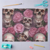 スカルバラシリーズデザイン4 薄葉紙 (クラフト)