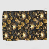 スカルバラシリーズデザイン8 ゴルフタオル (横)