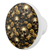 スカルバラシリーズデザイン8 セラミックノブ (右)