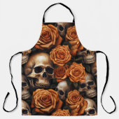 スカルバラシリーズデザイン9 エプロン (正面)