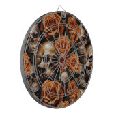 スカルバラシリーズデザイン9 ダーツボード (正面左)