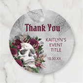 スカルバラシルバーグレイありがとう フェイバータグ (裏面)