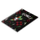 スカルバラズシアサングリーナリーブラックニューメキシコ ノートブック (左側)