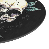 スカルバラタトゥーアート カッティングボード (角)