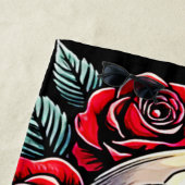 スカルバラタトゥーアート ビーチタオル (インサイチュ)