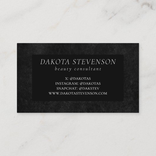 スカルバラチョーク |ゴシックファンキーモノグラグランジム 名刺 (裏面)