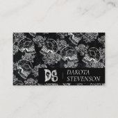 スカルバラチョーク |ゴシックファンキーモノグラグランジム 名刺 (正面)