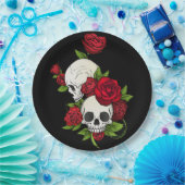 スカルバラディアデムエルトス ペーパープレート (パーティー)