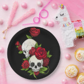 スカルバラディアデムエルトス ペーパープレート (パーティー)