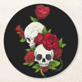 スカルバラディアデムエルトス ラウンドペーパーコースター (正面)