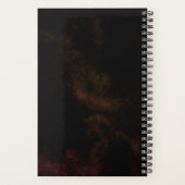 スカルバラモノグラム名ブルゴーニュグランジダークなし プランナー手帳 (裏面)