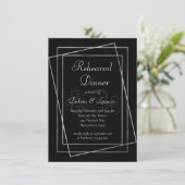 スカルバラ | Gothic Chalkboardリハグランジーサル 招待状 (スタンド正面)