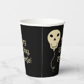 スカルバルーンゴシック誕生日パーティー 紙コップ (右)