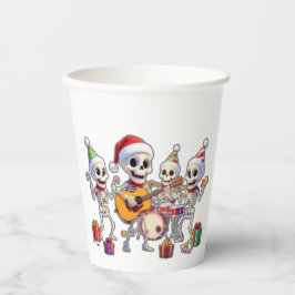 スカルバンド クリスマス&ニューイヤーグッズ - 3D カート 紙コップ