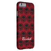 スカルパターファンシーンハロウィーンゴシック任意の色 Case-Mate iPhoneケース (裏面/右)