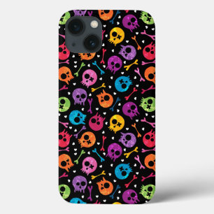 スカルパターン2 iPhone 13ケース
